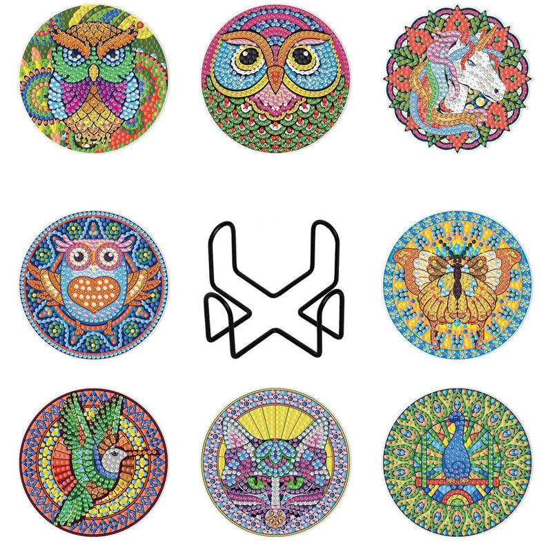 CM019 DIAMOND COASTERS