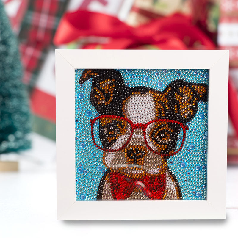 AB012  Children's Diamond Painting With Frame 15x15cm Table