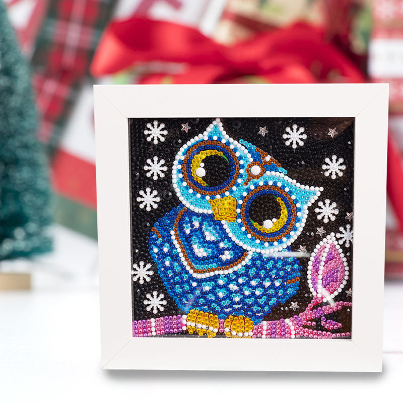 AB020 Children's Diamond Painting With Frame 15x15cm Table