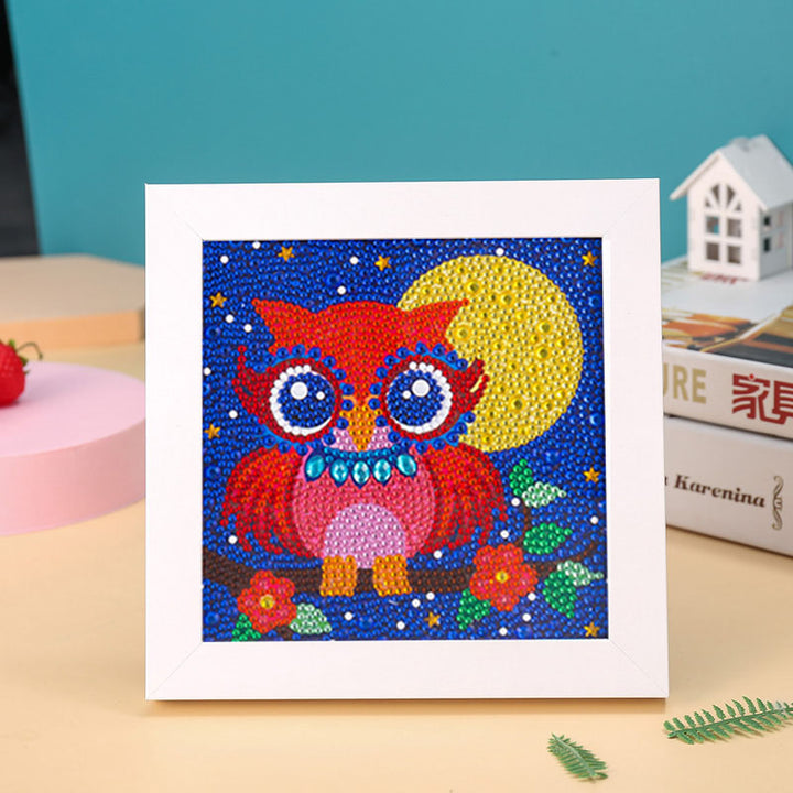 AB024 Children's Diamond Painting With Frame 15x15cm Table