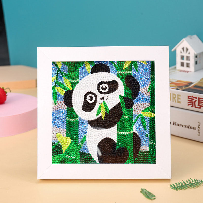 AB029 Children's Diamond Painting With Frame 15x15cm Table