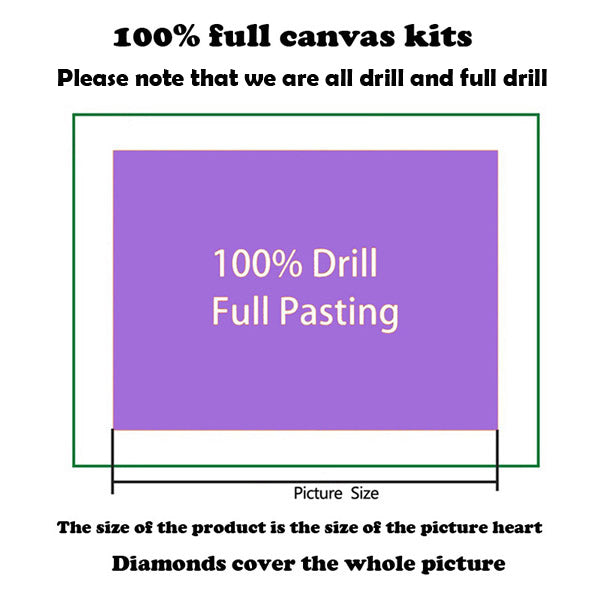 5d Diy|Diamond Painting|Full Square|Starry Moon Love