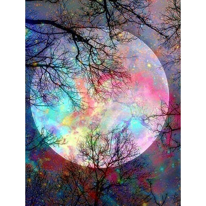 5d Diy Diamond Painting Tree Moon