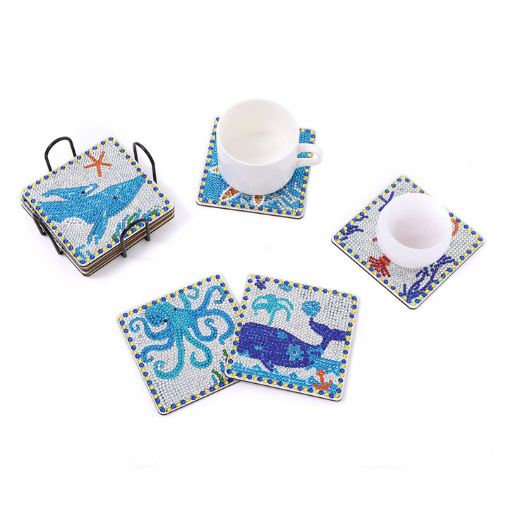 AA1176 DIAMOND COASTERS