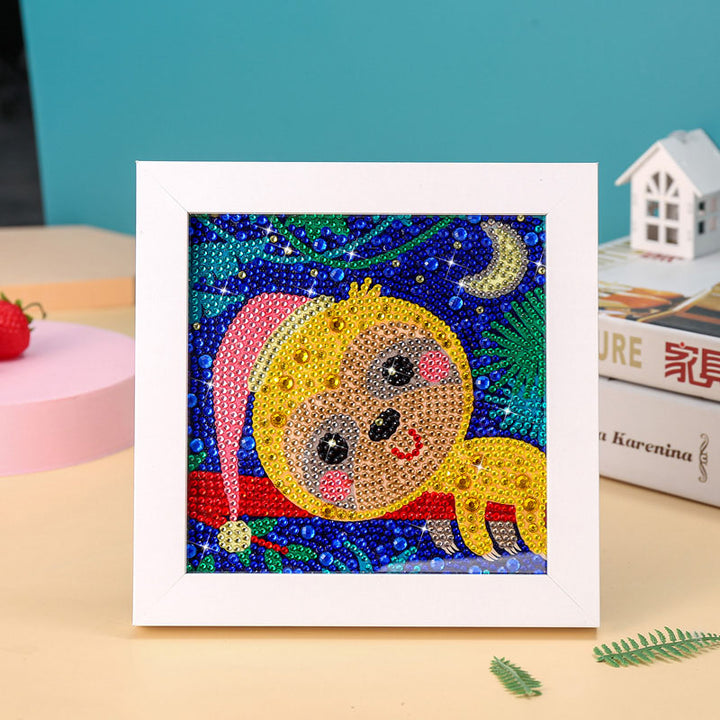AB004 Children's Diamond Painting With Frame 15x15cm Table
