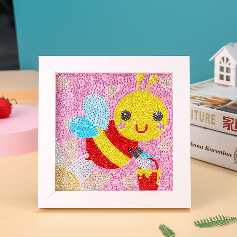 AB006 Children's Diamond Painting With Frame 15x15cm Table