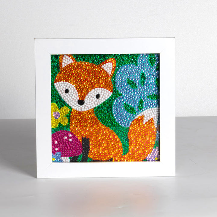 AB017 Children's Diamond Painting With Frame 15x15cm Table