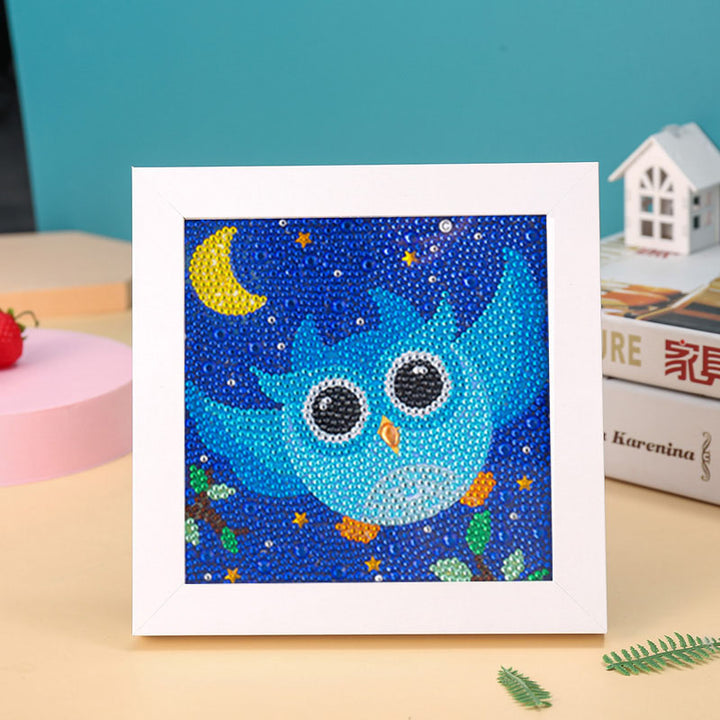 AB023 Children's Diamond Painting With Frame 15x15cm Table