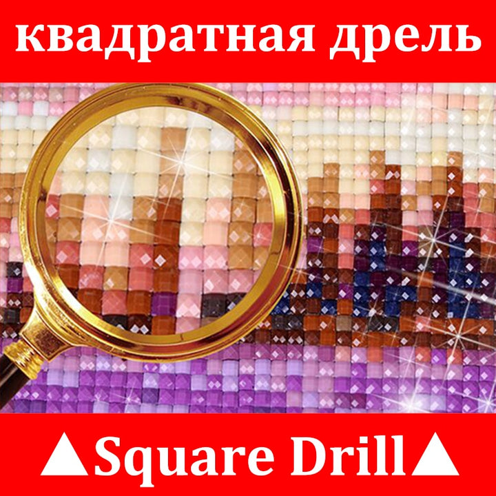 Full Square round 5D DIY Diamond Painting Naked Woman And Tigers Diamond Embroidery Cross Stitch Mosaic Sticker Gift
